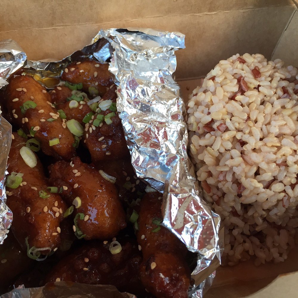 My Vegan - Orange "chicken" - Thai Near Me - Pasadena, California