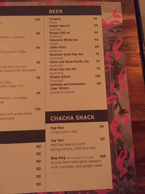 Menu photo 3 Chachawan Hong Kong, HK Menu photo 3 Chachawan Hong Kong, HK