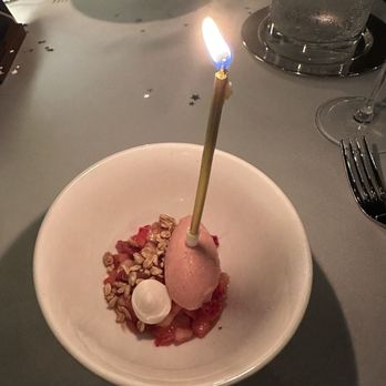 Gracie's - Strawberry rhubarb dessert - New American Near Me - Providence, Rhode Island