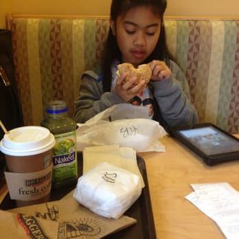Bruegger's Bagels - She's trying something out of her norm - Bagels Near Me - Temecula, California Bruegger's Bagels - She's trying something out of her norm - Bagels Near Me - Temecula, California