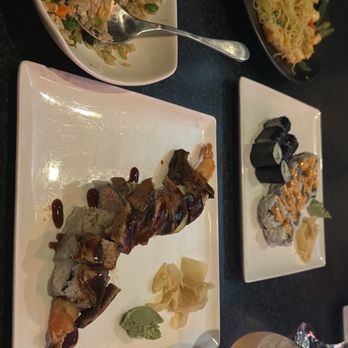 Inyo - Dragon roll, chicken Fried Rice, Singapore noodles, Spicy Calamari Roll, and Cucumber Roll - Asian Fusion Near Me - Ferndale, Michigan Inyo - Dragon roll, chicken Fried Rice, Singapore noodles, Spicy Calamari Roll, and Cucumber Roll - Asian Fusion Near Me - Ferndale, Michigan