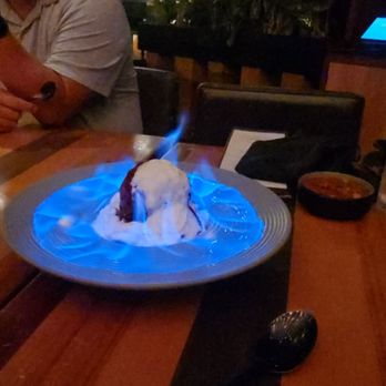 Flecha Cantina - The fried ice cream after the "fire" - Mexican Near Me - Huntington Beach, California