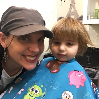Grace Hair Studio - Cute little baby girl getting a haircut took a photo with mama - Hair Stylists Near Me - Issaquah, Washington Grace Hair Studio - Cute little baby girl getting a haircut took a photo with mama - Hair Stylists Near Me - Issaquah, Washington