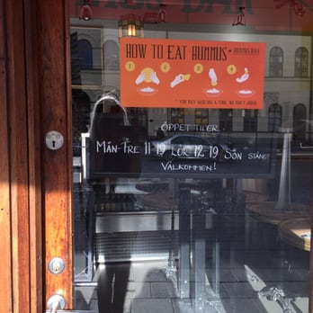 Hummus Bar - Hours of Operation - Vegan Near Me - Lund, M