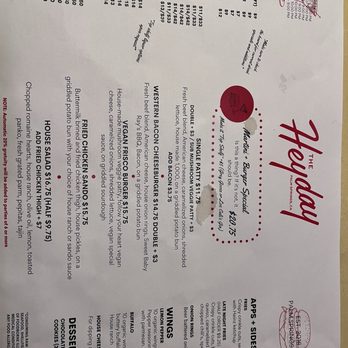 The Heyday - Burgers Near Me - Palm Springs, California The Heyday - Burgers Near Me - Palm Springs, California
