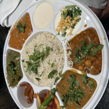 Desi Tadka Indian Grill - Vegetarian Thali ($19.99) - Indian Near Me - Bellevue, Washington
