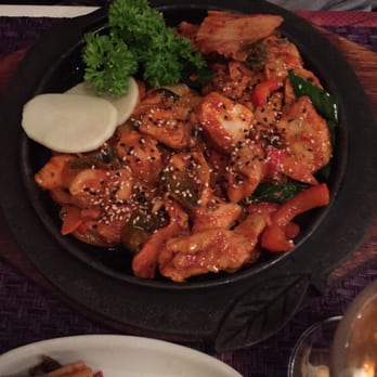Korea House - Chicken with vegetables, rice, and kimchi - Korean Near Me - Helsinki, 18 Korea House - Chicken with vegetables, rice, and kimchi - Korean Near Me - Helsinki, 18