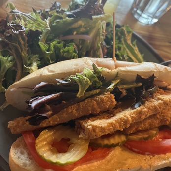 Burial Beer Forestry Camp - Tofu po boy - Breweries Near Me - Asheville, North Carolina Burial Beer Forestry Camp - Tofu po boy - Breweries Near Me - Asheville, North Carolina