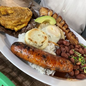Colombian's Taste - Bandeja Paisa Colombian's Taste... save room for this! Un poquito de todo. - Colombian Near Me - Itasca, Illinois