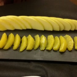 Esencia's Tapas - Naranja y manzana.