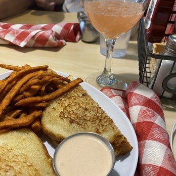 Two Chicks - The Mother Clucker and grapefruit mimosa - Breakfast & Brunch Near Me - Reno, Nevada