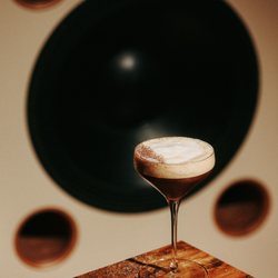 Record Room - Espresso Martini: 
Vodka, Espresso, Salted Cashew Foam