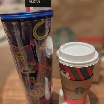 Starbucks - I've been good,I only bought this one SB Vegas Tumbler So far! Lol!Yeah,Da tax is higher here,it is what it is!I even got charged more 4tip? - Coffee & Tea Near Me - Las Vegas, Nevada Starbucks - I've been good,I only bought this one SB Vegas Tumbler So far! Lol!Yeah,Da tax is higher here,it is what it is!I even got charged more 4tip? - Coffee & Tea Near Me - Las Vegas, Nevada