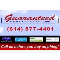 Guaranteed Heating & Cooling - Comfortable days with great efficiency are around the corner when your work with Guaranteed Heating & Cooling, the premier he...