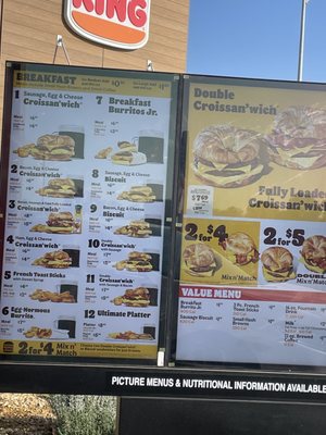 Menu photo 2 Burger King Fresno, CA