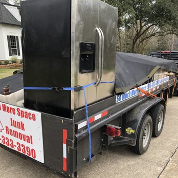 So Much More Space - Got a call mid-morning to come pick up a refrigerator and couch in The Woodlands. Same day service! - Junk Removal & Hauling Near Me So Much More Space - Got a call mid-morning to come pick up a refrigerator and couch in The Woodlands. Same day service! - Junk Removal & Hauling Near Me