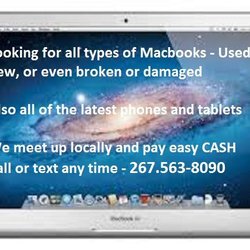 GadgetCash Electronics Buyers - Cash for MacBook Pro Retina touch bar 15" 13" MacBook air 2014 2015 2016 2017 new used broken