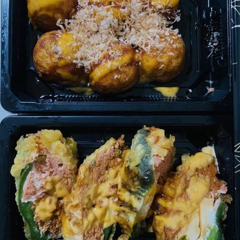 Koi Sushi - 6 Pieces Takoyaki and Jalapeno Bomb - Sushi Bars Near Me - San Pablo, California