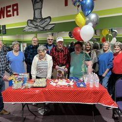 Walton Athletic 24 - Our Aqua Class Celebrated Jacks 96th Birthday!  Walt Athletic 24 is Like family!