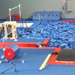 Features in-ground foam pit, tumble traks and trench bar.