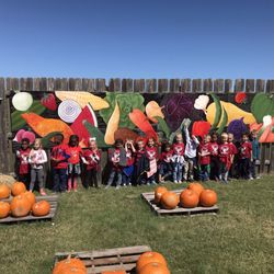 Abc's & 123's Infant and Child Care - Kids at a local pumpkin patch