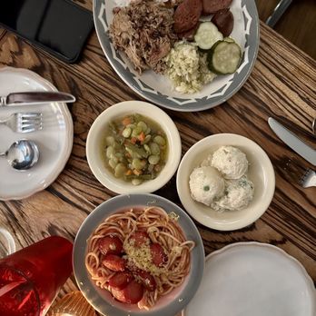 neng Jr ’s - Bbq plate with longanisa, lima and green beans, potato salad, filipino spaghetti - Filipino Near Me - Asheville, North Carolina neng Jr ’s - Bbq plate with longanisa, lima and green beans, potato salad, filipino spaghetti - Filipino Near Me - Asheville, North Carolina