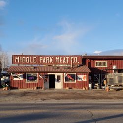 Middle Park Meat - The MPMC at sunset in early March 2025
