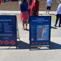 Westminster Pier Park - Canada day 2023 celebration