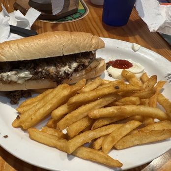 Gator's Dockside Baldwin Park - Cheesesteak and fries - good! - Seafood Near Me - Orlando, Florida Gator's Dockside Baldwin Park - Cheesesteak and fries - good! - Seafood Near Me - Orlando, Florida