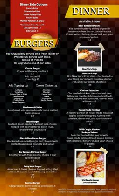 Menu photo 1 Pit Stop Bar & Grill Mosinee, WI Menu photo 1 Pit Stop Bar & Grill Mosinee, WI