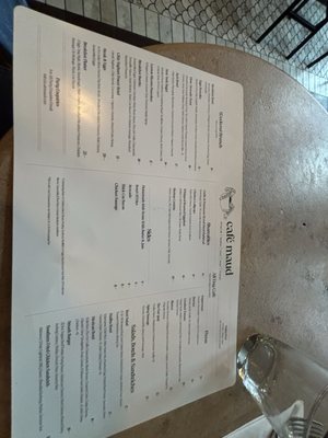 Menu photo 6 Café Maud New York, NY