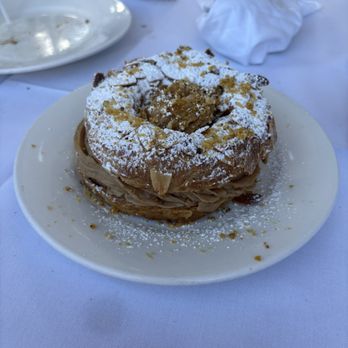 Petit Trois - Almond croissant dessert - French Near Me - Los Angeles, California Petit Trois - Almond croissant dessert - French Near Me - Los Angeles, California