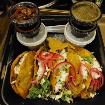 El Toro Patron - 5 Fried beef/potato crunchy tacos (and condiments from the salsa bar. Good flavor 1-4-24 - Mexican Near Me - Los Lunas, New Mexico El Toro Patron - 5 Fried beef/potato crunchy tacos (and condiments from the salsa bar. Good flavor 1-4-24 - Mexican Near Me - Los Lunas, New Mexico