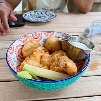 Basic Kitchen - Cauliflower wings made vegan - New American Near Me - Charleston, South Carolina