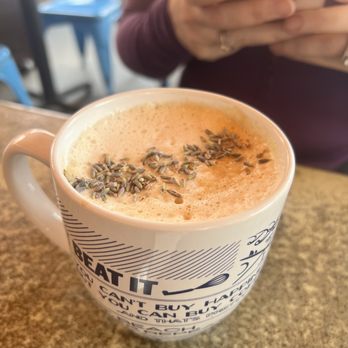 Fig Tree Cafe - Lavender Honey Latte - Breakfast & Brunch Near Me - San Diego, California Fig Tree Cafe - Lavender Honey Latte - Breakfast & Brunch Near Me - San Diego, California