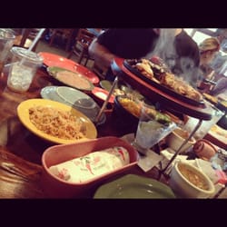 Chicken and Beef Fajitas, plus all the fixins (and a skinny margarita hiding underneath)