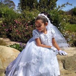 La Novia Fashions - Isabelle's First Holy Communion dress from La Novia Fashions.
