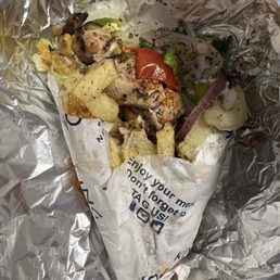Chicken Gyro Pita Sandwich Chicken Gyro Pita Sandwich