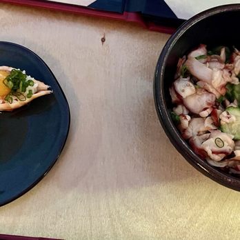 Mr Nobu’s - Shrimp Boats and Tako (octopus) Salad - Japanese Near Me - Tulsa, Oklahoma Mr Nobu’s - Shrimp Boats and Tako (octopus) Salad - Japanese Near Me - Tulsa, Oklahoma