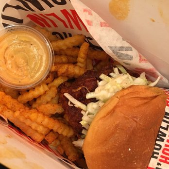 Howlin' Ray's - The mild sando, fries and sauce - Southern Near Me - Los Angeles, California Howlin' Ray's - The mild sando, fries and sauce - Southern Near Me - Los Angeles, California