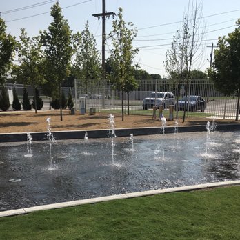 Redbud Festival Park - Fountains invite water strolling. - Parks Near Me - Owasso, Oklahoma Redbud Festival Park - Fountains invite water strolling. - Parks Near Me - Owasso, Oklahoma