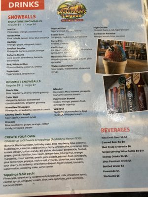 Menu photo 1 Mulligan’s Lagoon Pizza Pub & Putt Daytona Beach Shores, FL