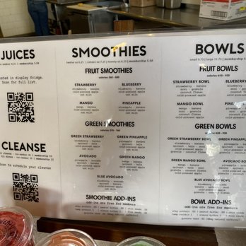 jüs - Menu - Juice Bars & Smoothies Near Me - Reno, Nevada
