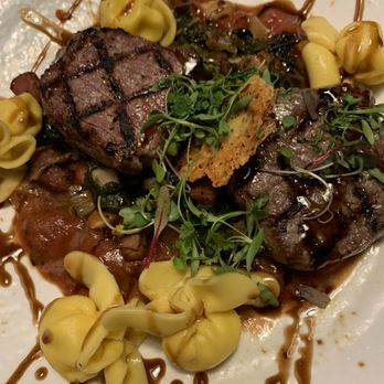 Talbot's Taproom & Terrace - Filet with pasta filled cream - Salad Near Me - Mercer, Pennsylvania Talbot's Taproom & Terrace - Filet with pasta filled cream - Salad Near Me - Mercer, Pennsylvania
