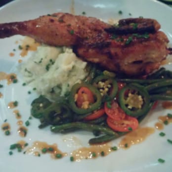 Foxhole Culinary Tavern - Roasted chicken and mash. - New American Near Me - Austin, Texas Foxhole Culinary Tavern - Roasted chicken and mash. - New American Near Me - Austin, Texas