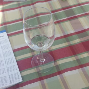 Cakebread Cellars - Wine glass with tasting menu - Wineries Near Me - Rutherford, California