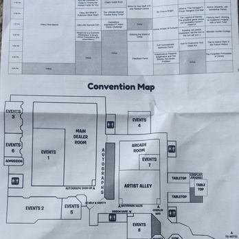 Colossalcon - 2025 map and Sunday (Day 5) schedule - Festivals Near Me - Sandusky, Ohio Colossalcon - 2025 map and Sunday (Day 5) schedule - Festivals Near Me - Sandusky, Ohio