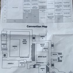 Colossalcon - 2025 map and Sunday (Day 5) schedule