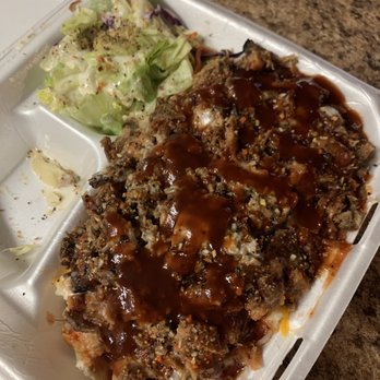 Rubicon Restaurant - a meal in a styrofoam container - Barbeque Near Me - Tulsa, Oklahoma Rubicon Restaurant - a meal in a styrofoam container - Barbeque Near Me - Tulsa, Oklahoma