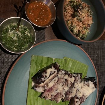 Selva - New York strip steak, charred briscasas - cheesey broccoli, chimichurri - Bars Near Me - Long Beach, California